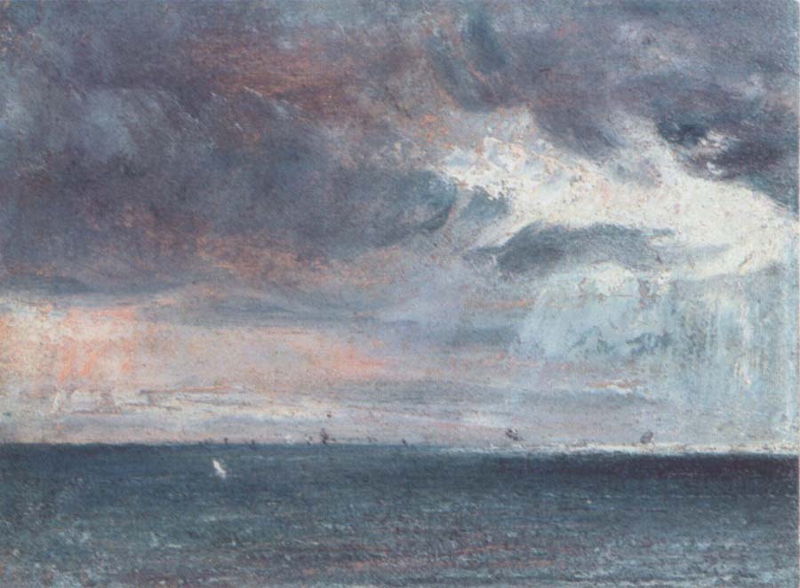 A storm off the coast of Brighton